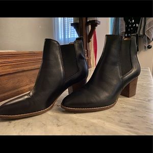 Madewell black Regan boots 3” heel size 8 women’s